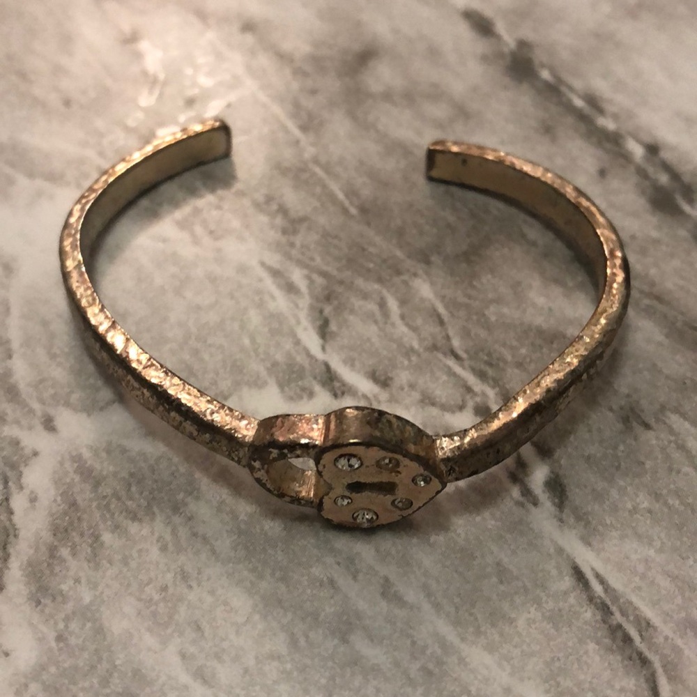 American Eagle Heart Locket Bracelet
